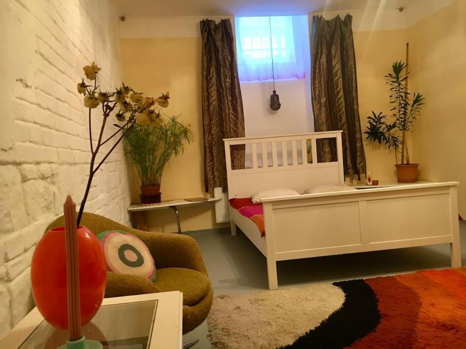 Vintage Studio Apartment, Garden And Free Parking 부다페스트 외부 사진